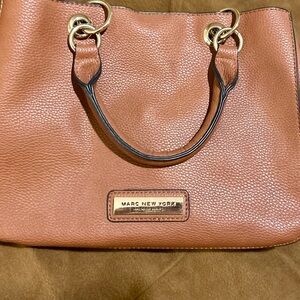 Marc New York Brown Leather Shoulder Bag